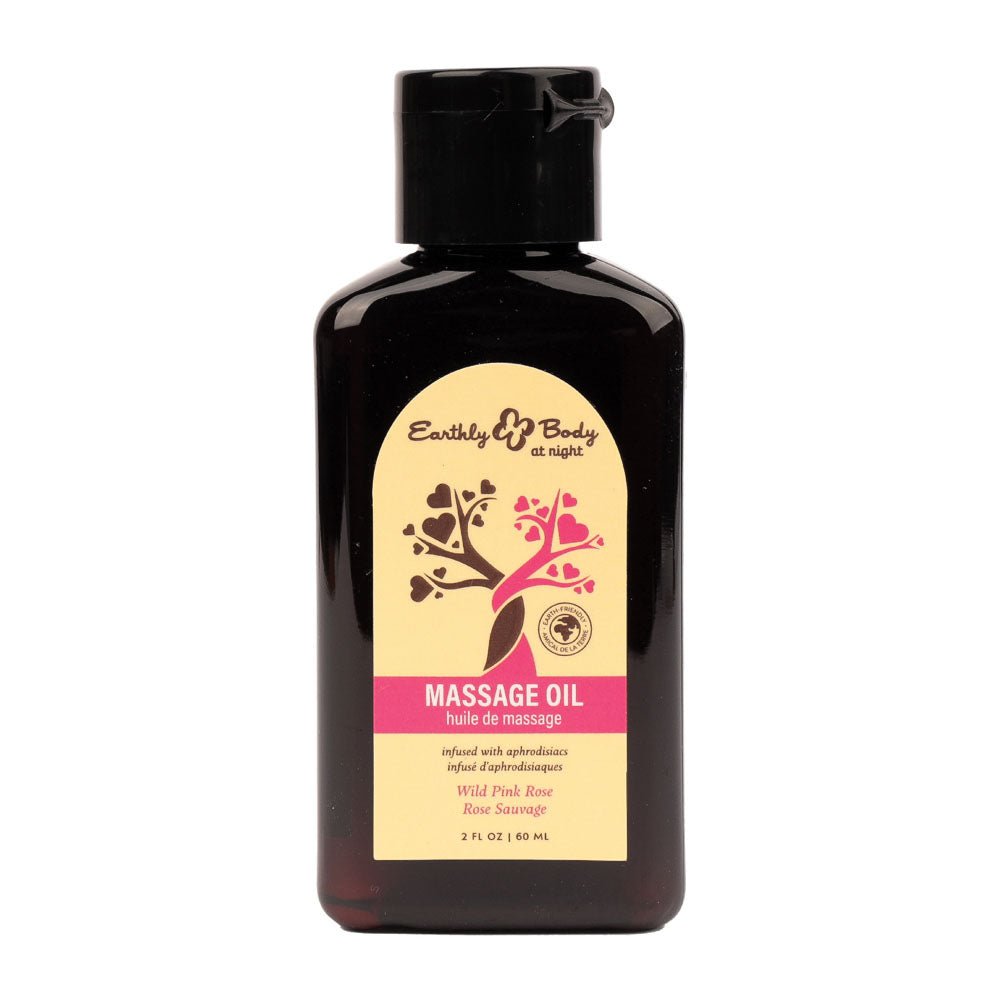 EB Hemp Seed Massage Wild Pink Rose Scented - 60 ml Bottle - LOTIONS & LUBES - Mr and Mrs D's