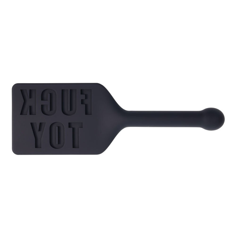 EDGE FUCK TOY Silicone Spanking Paddle - Black - BONDAGE - TOYS - Mr and Mrs D's