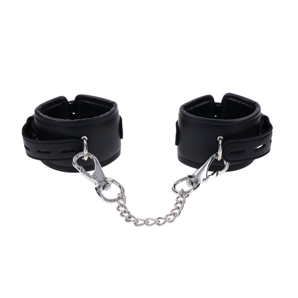 EDGE Handcuffs - Black Restraints - BONDAGE - TOYS - Mr and Mrs D's