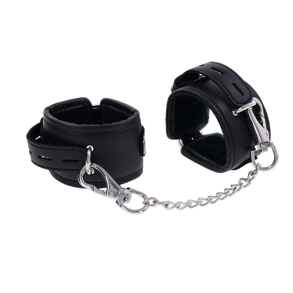 EDGE Handcuffs - Black Restraints - BONDAGE - TOYS - Mr and Mrs D's