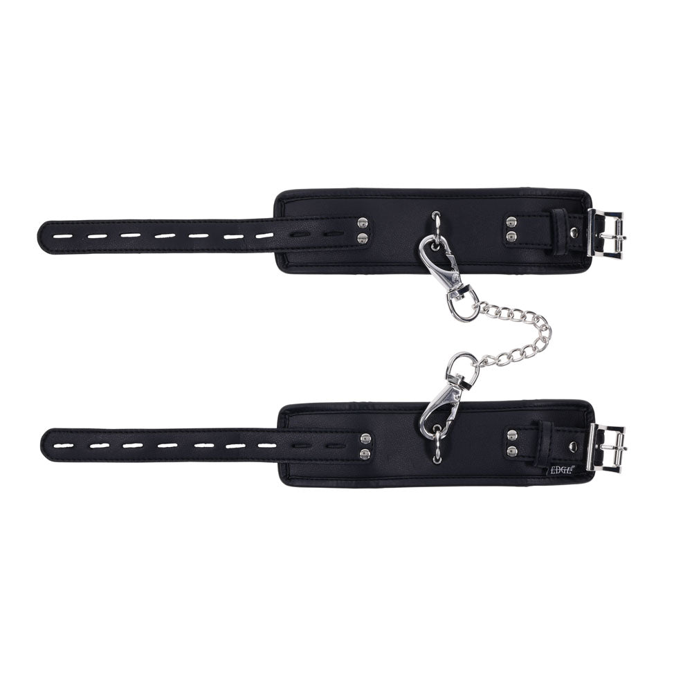 EDGE Handcuffs - Black Restraints - BONDAGE - TOYS - Mr and Mrs D's