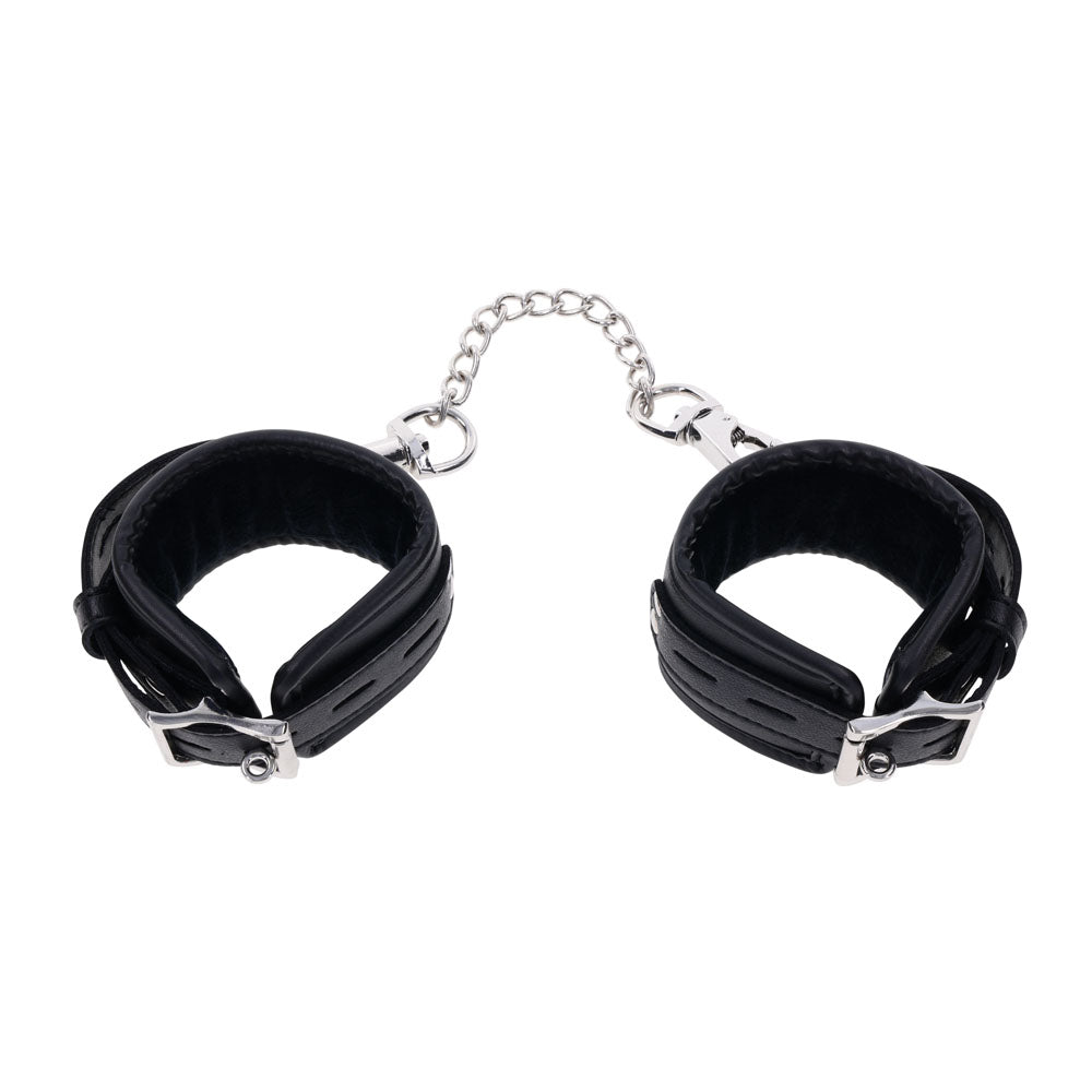 EDGE Handcuffs - Black Restraints - BONDAGE - TOYS - Mr and Mrs D's