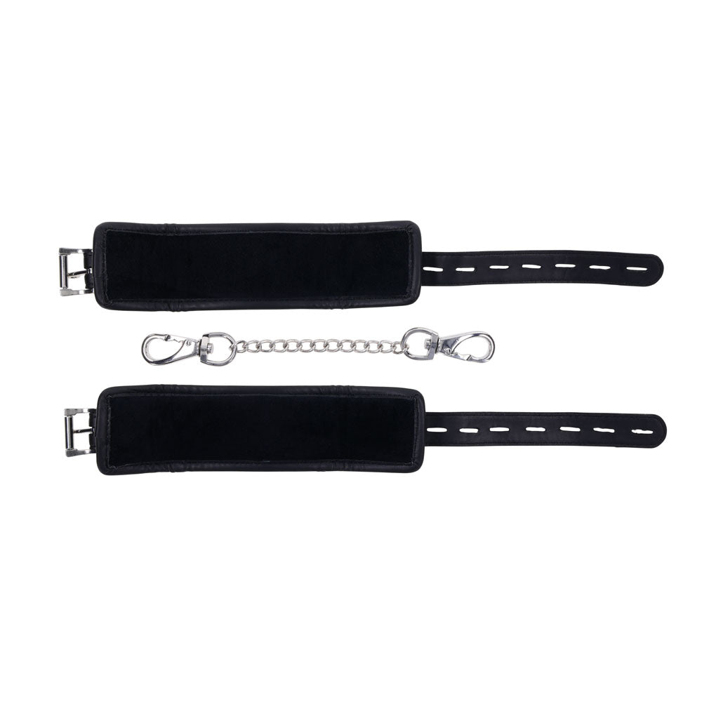 EDGE Handcuffs - Black Restraints - BONDAGE - TOYS - Mr and Mrs D's