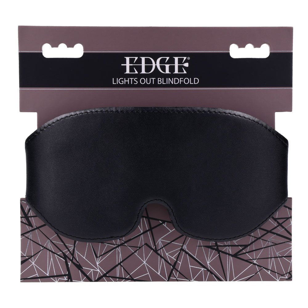 EDGE Lights Out Blindfold - Black Eyemask Restraint - BONDAGE - TOYS - Mr and Mrs D's