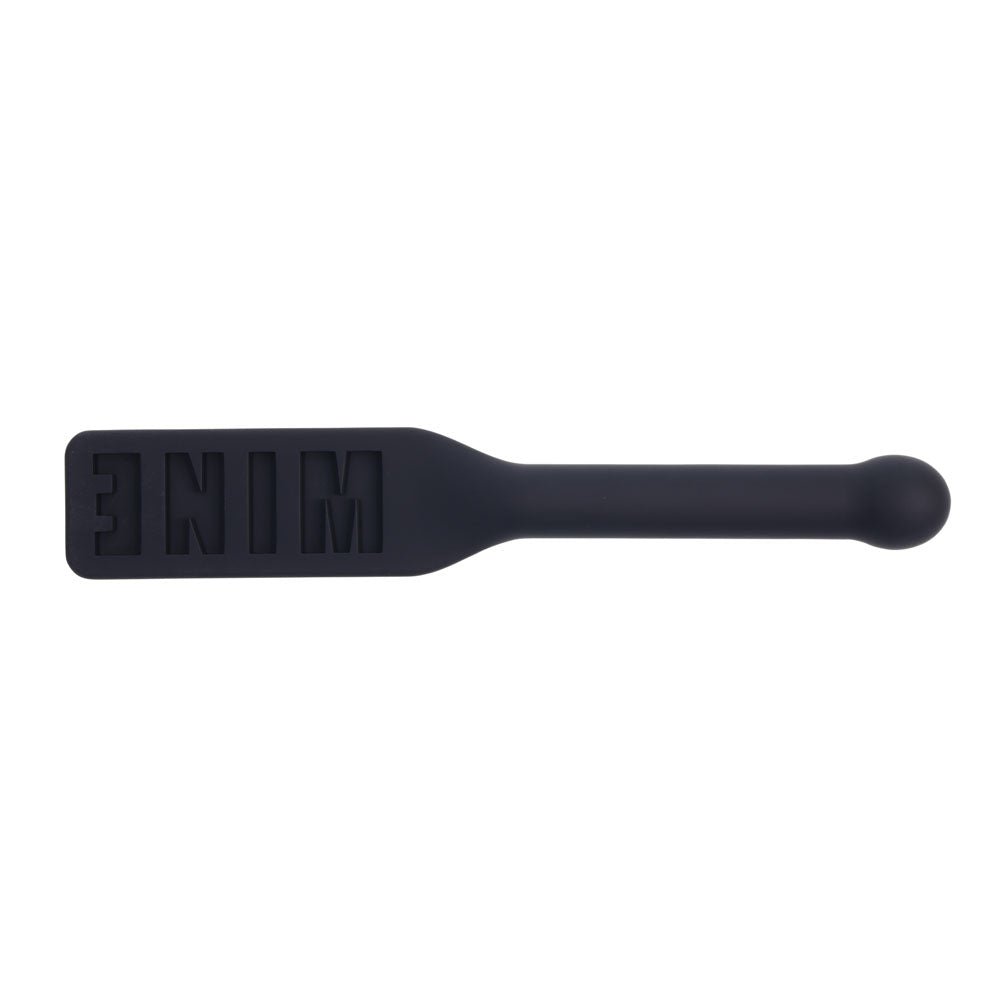 EDGE MINE Silicone Spanking Paddle - Black - BONDAGE - TOYS - Mr and Mrs D's