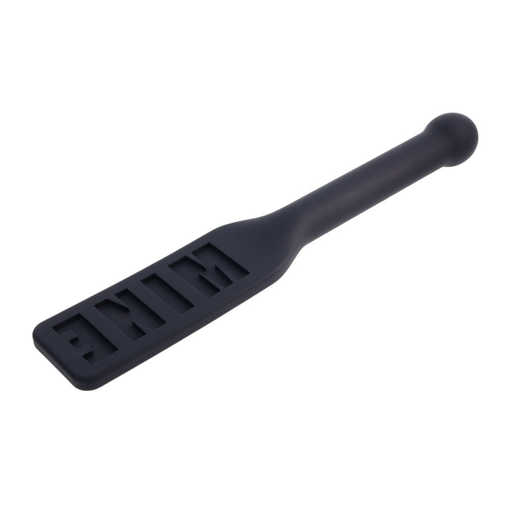 EDGE MINE Silicone Spanking Paddle - Black - BONDAGE - TOYS - Mr and Mrs D's