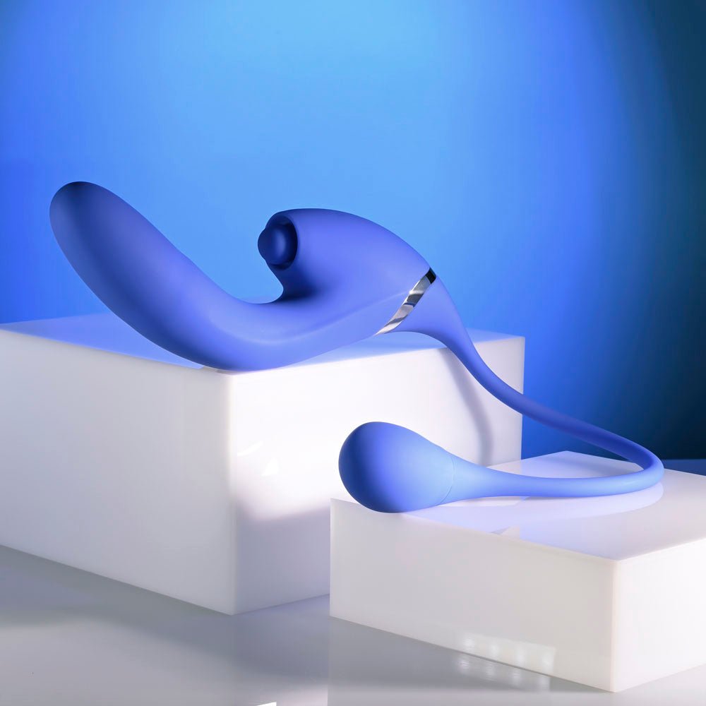 Evolved ALL IN - Purple USB Recahrgeable Triple Stimulating Vibrator - Mr and Mrs D's