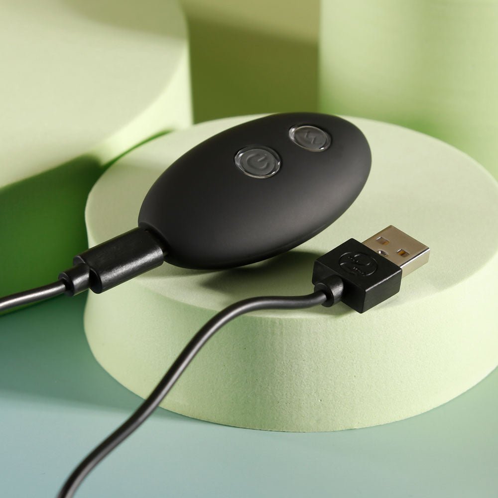 Evolved BEAD ME UP - Black 16.8 cm USB Rechargeable Vibrating Anal Beads with Wireless Remote - ANAL TOYS - Mr and Mrs D's