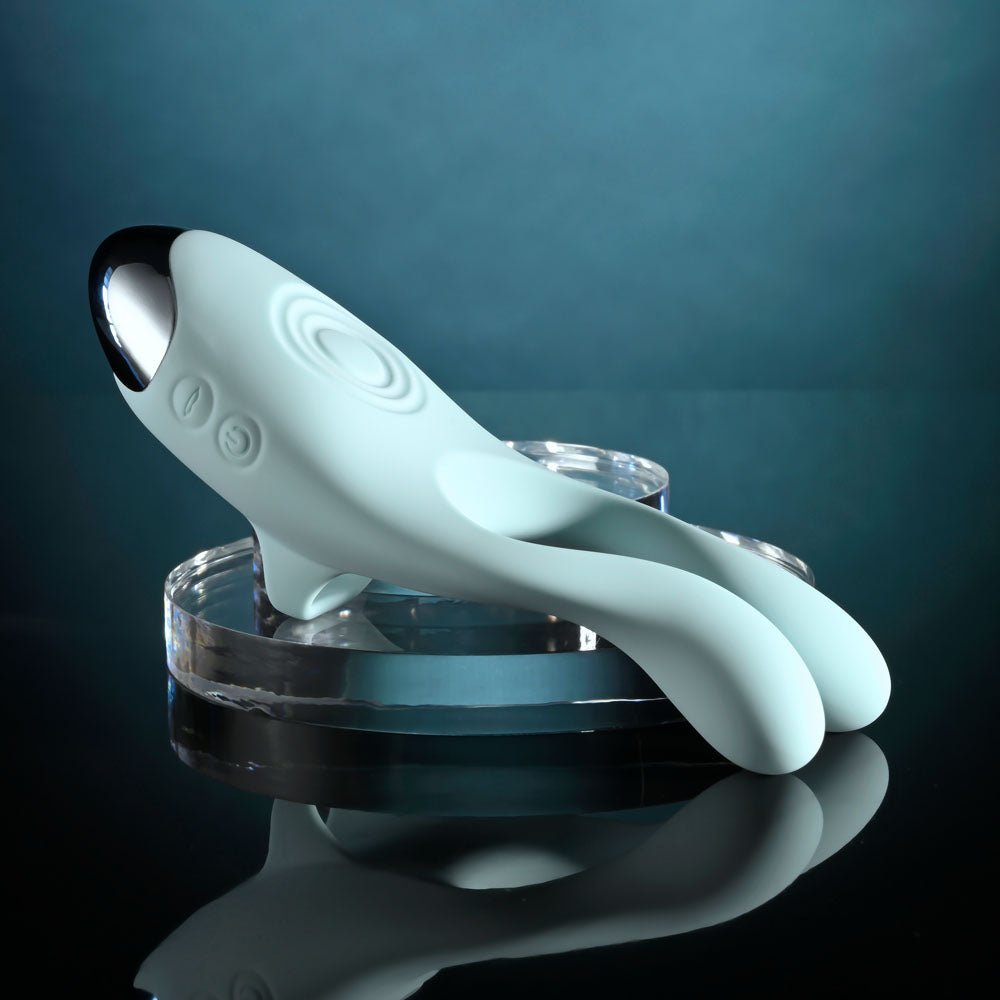 Evolved COUPLES THERAPY - Teal USB Rechargeable Couples Stimulator - Mr and Mrs D's