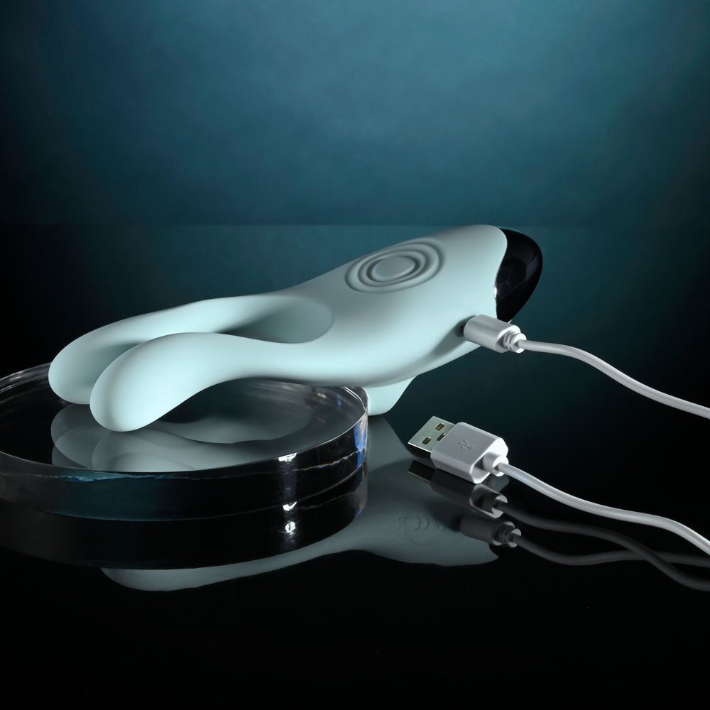 Evolved COUPLES THERAPY - Teal USB Rechargeable Couples Stimulator - Mr and Mrs D's