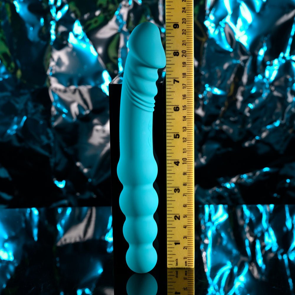 Evolved FLIP FLOP - Blue 23.1 cm USB Rechargeable Dual Ended Vibrator - VIBRATORS - Mr and Mrs D's