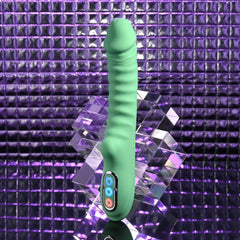 Evolved FULL THROTTLE Vibrator - Mint Green 24.1 cm USB Rechargeable - VIBRATORS - Mr and Mrs D's