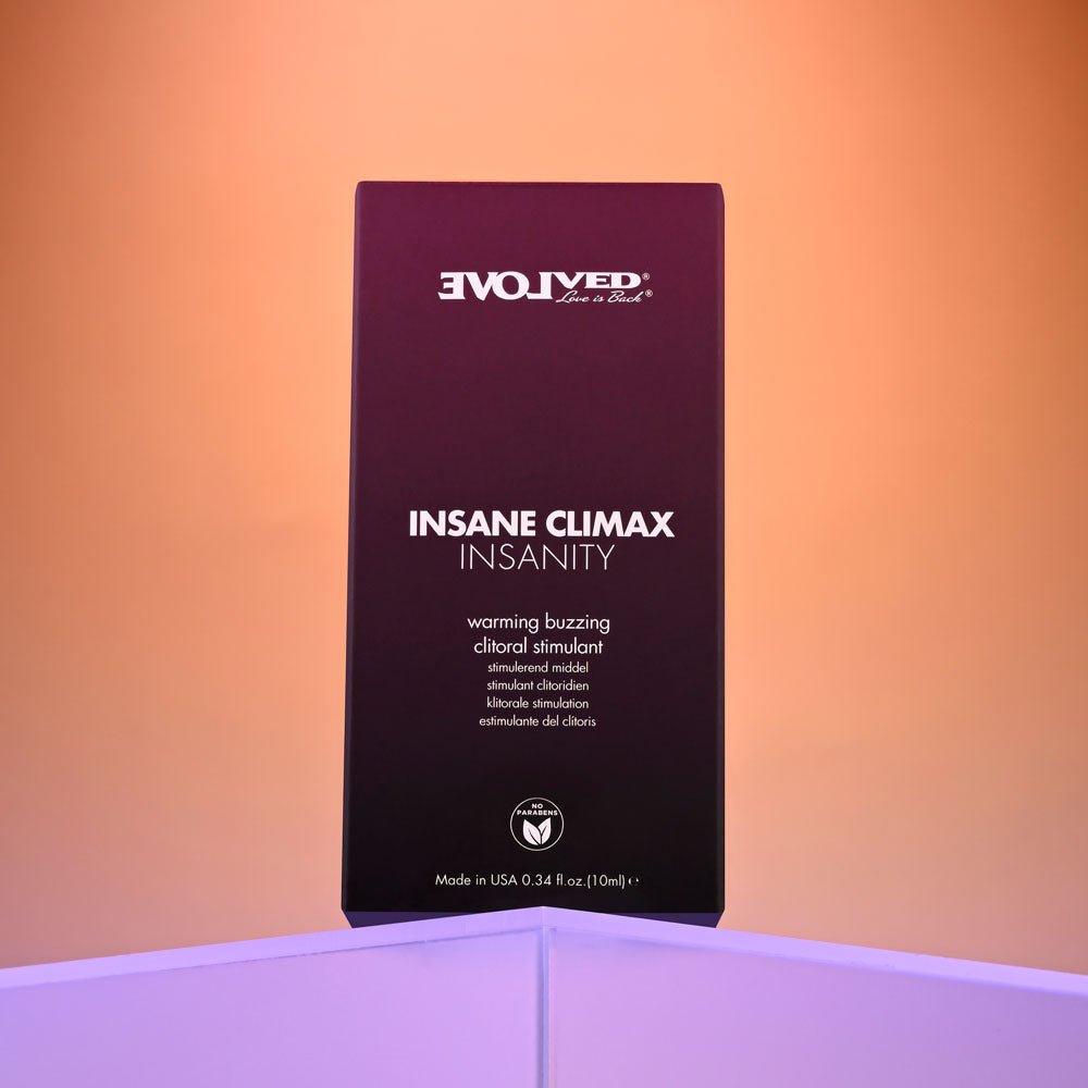 Evolved INSANE CLIMAX - INSANITY - Warming Buzzing Clitoral Stimulation Gel - 10 ml - ENHANCERS - Mr and Mrs D's