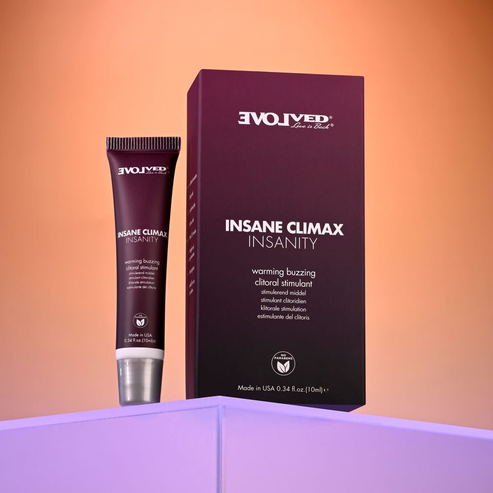 Evolved INSANE CLIMAX - INSANITY - Warming Buzzing Clitoral Stimulation Gel - 10 ml - ENHANCERS - Mr and Mrs D's