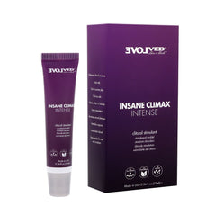 Evolved INSANE CLIMAX - INTENSE - Clitoral Stimulation Gel - 10 ml Tube - Mr and Mrs D's