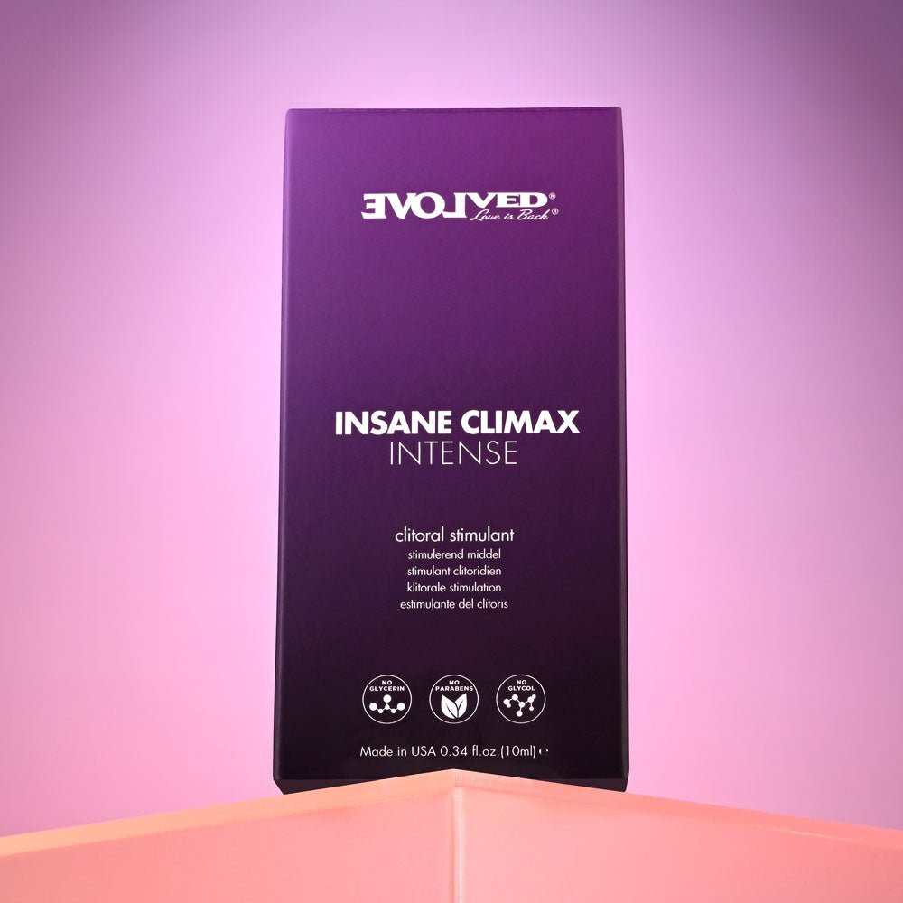 Evolved INSANE CLIMAX - INTENSE - Clitoral Stimulation Gel - 10 ml Tube - ENHANCERS - Mr and Mrs D's