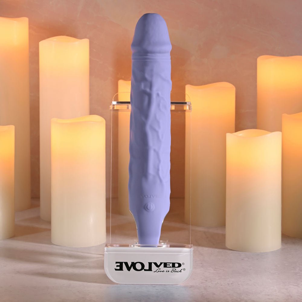 Evolved LARGE PURPLE FANTASY - Purple 21.8 cm USB Rechargeable Vibrator - VIBRATORS - Mr and Mrs D's