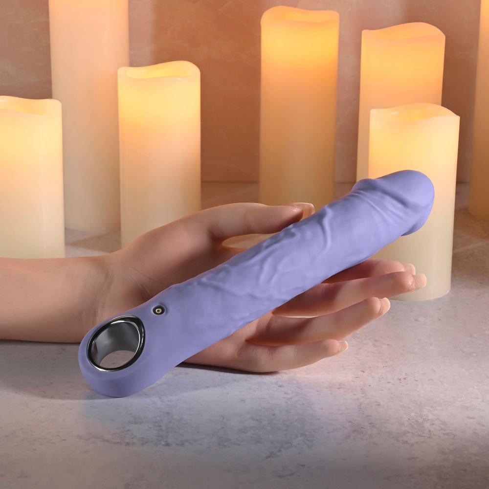 Evolved LARGE PURPLE FANTASY - Purple 21.8 cm USB Rechargeable Vibrator - VIBRATORS - Mr and Mrs D's