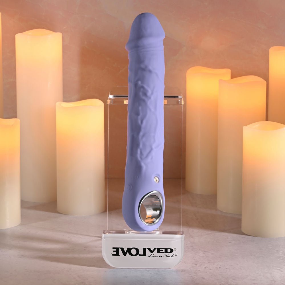 Evolved LARGE PURPLE FANTASY - Purple 21.8 cm USB Rechargeable Vibrator - VIBRATORS - Mr and Mrs D's