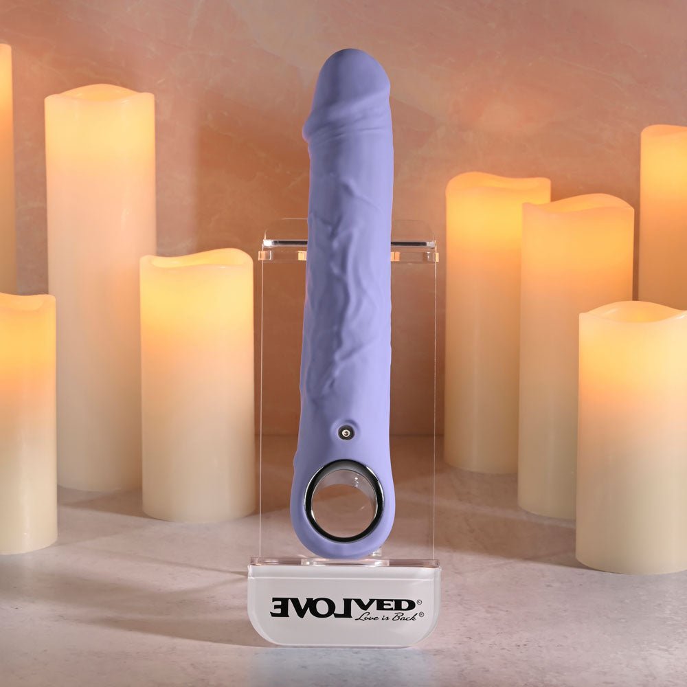 Evolved LARGE PURPLE FANTASY - Purple 21.8 cm USB Rechargeable Vibrator - VIBRATORS - Mr and Mrs D's