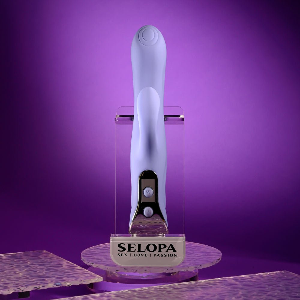 Evolved LAVENDER LOVE Rabbit Vibrator - Purple 23.3 cm USB Rechargeable - VIBRATORS - Mr and Mrs D's