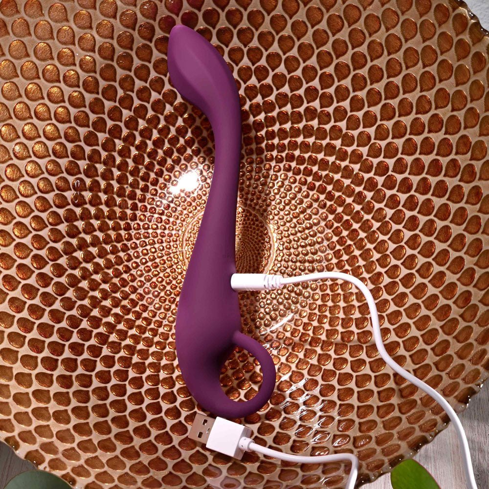 Evolved LOCHNESS G - Purple 19 cm USB Rechargeable Vibrator - VIBRATORS - Mr and Mrs D's