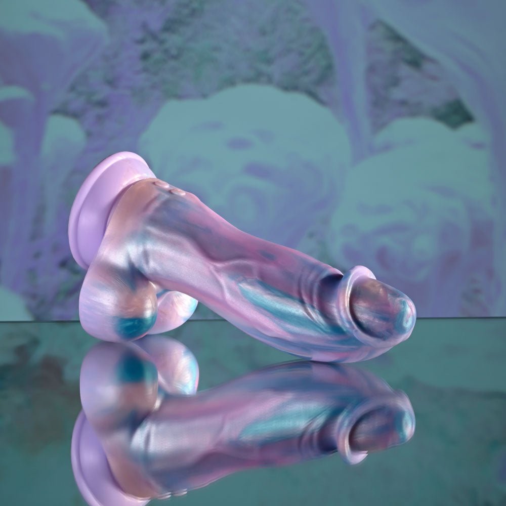 Evolved MYTHICAL - Multicoloured 22.6 cm USB Rechargeable Vibrating Fantasy Dildo with Remote - Mr and Mrs D's