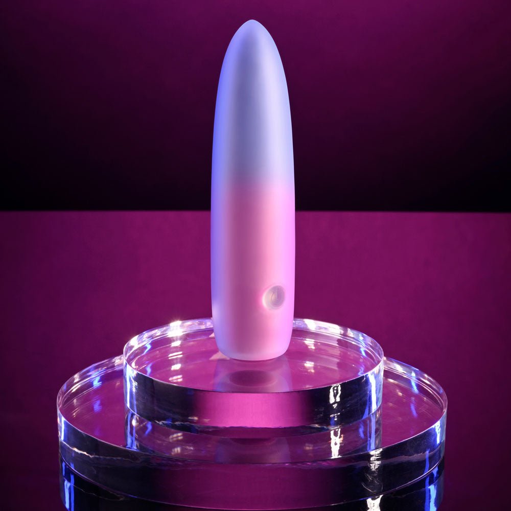 Evolved PARADISE BULLET - Pink/Purple 10.2 cm USB Rechargeable Bullet - Mr and Mrs D's