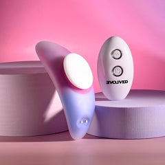 Evolved PARADISE PANTY - Pink/Purple USB Rechargeable Panty Vibrator with Remote Control - Mr and Mrs D's