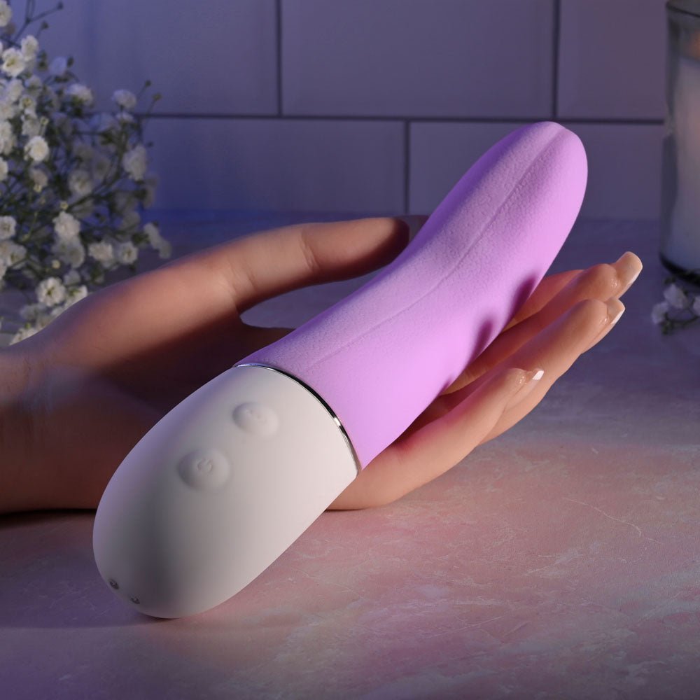 Evolved SLIP OF THE TONGUE - Purple 21.1 cm USB Rechargeable Flicking Tongue Vibrator - VIBRATORS - Mr and Mrs D's