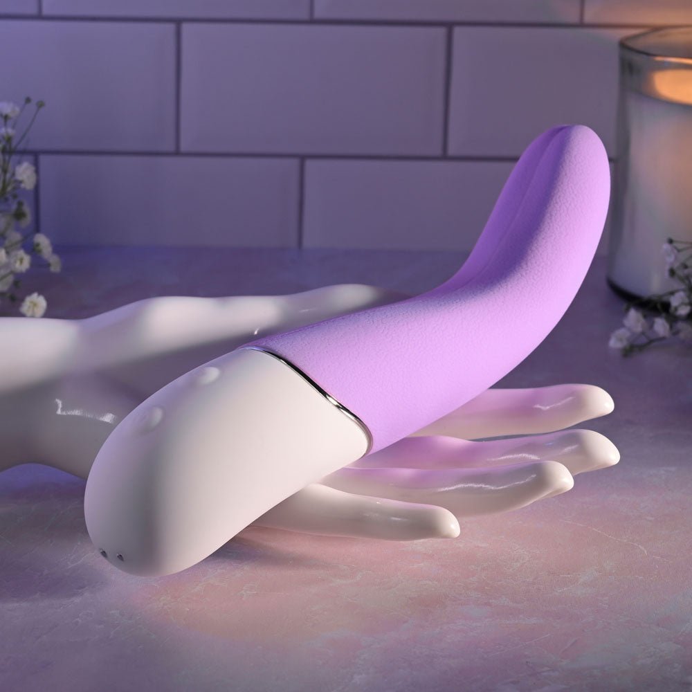 Evolved SLIP OF THE TONGUE - Purple 21.1 cm USB Rechargeable Flicking Tongue Vibrator - VIBRATORS - Mr and Mrs D's
