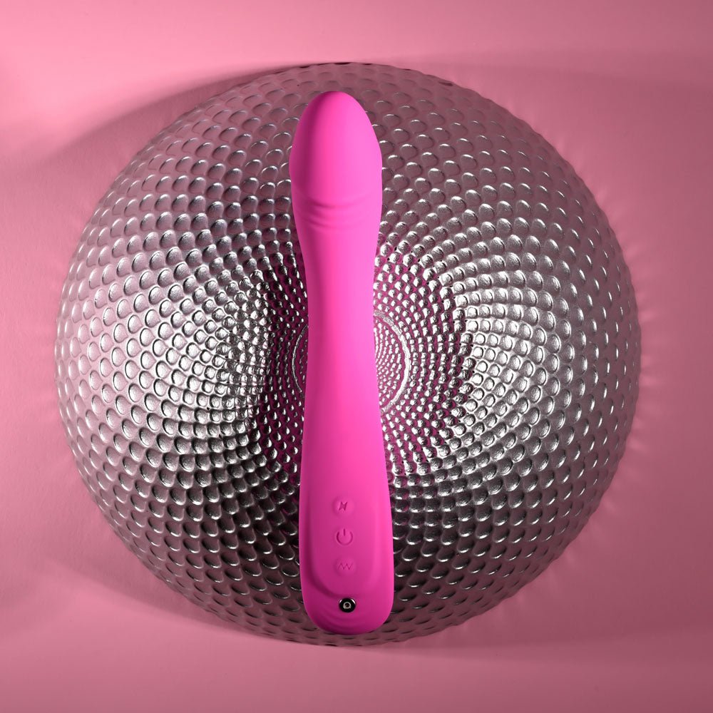 Evolved SUGAR RUSH - Pink 21.6 cm USB Rechargeable Vibrator - VIBRATORS - Mr and Mrs D's