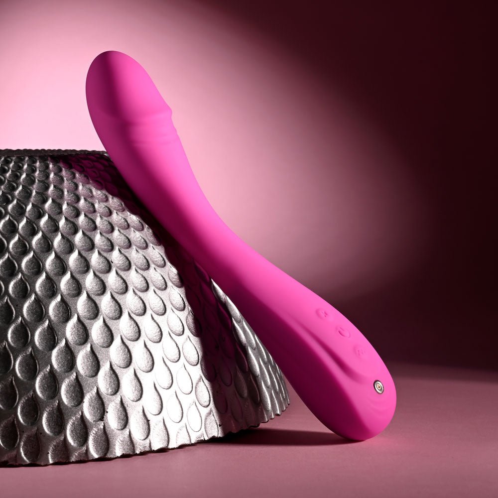 Evolved SUGAR RUSH - Pink 21.6 cm USB Rechargeable Vibrator - VIBRATORS - Mr and Mrs D's