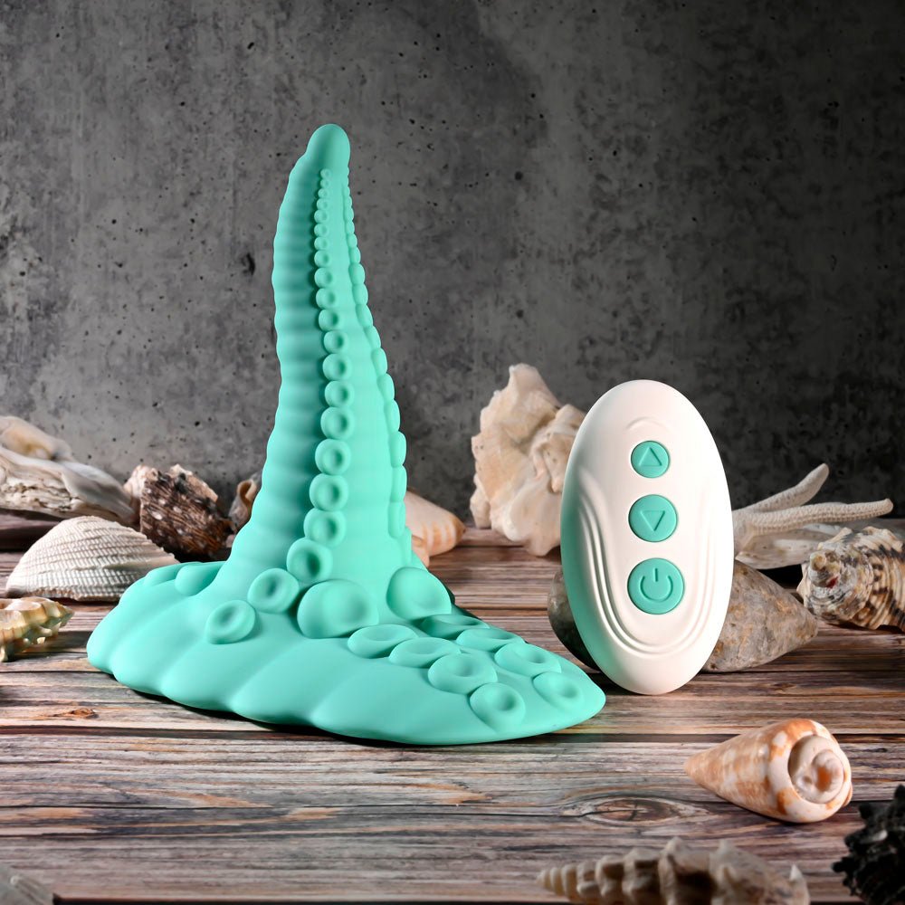 Evolved TENTACLE GRINDER - Green USB Rechargeable Fantasy Grinder Pad with Wireless Remote - Mr and Mrs D's