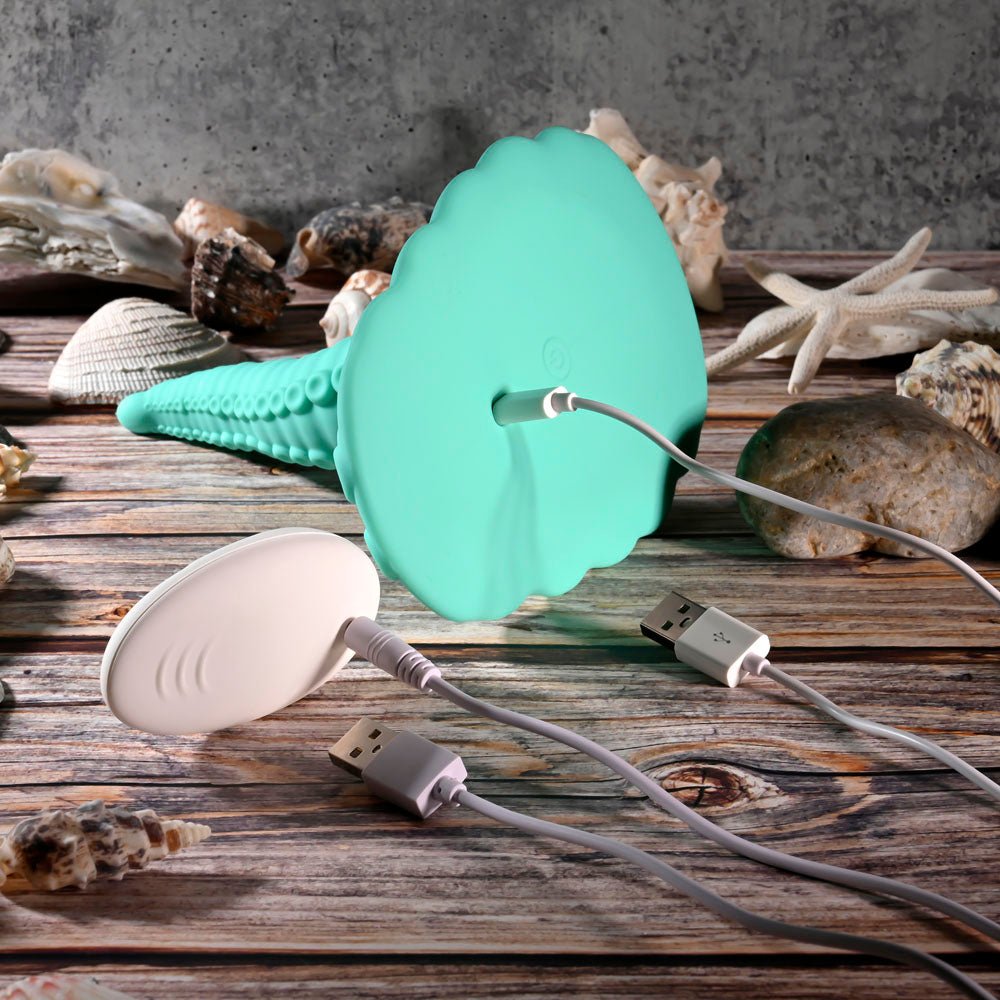 Evolved TENTACLE GRINDER - Green USB Rechargeable Fantasy Grinder Pad with Wireless Remote - Mr and Mrs D's