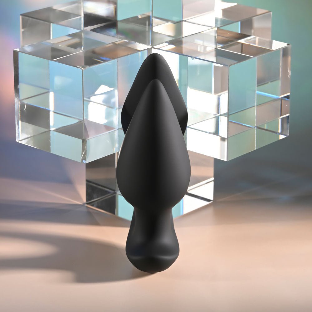Evolved THE GENIE - Vibrating Butt Plug with Wireless Remote Black 11.2 cm USB Rechargeable - ANAL TOYS - Mr and Mrs D's
