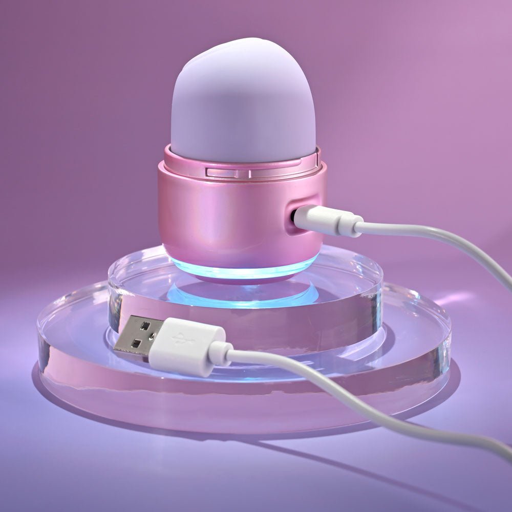 Evolved VACATION VIBES - TAPPING - Pink 8.5 cm USB Rechargeable Tapping Stimulator - Mr and Mrs D's