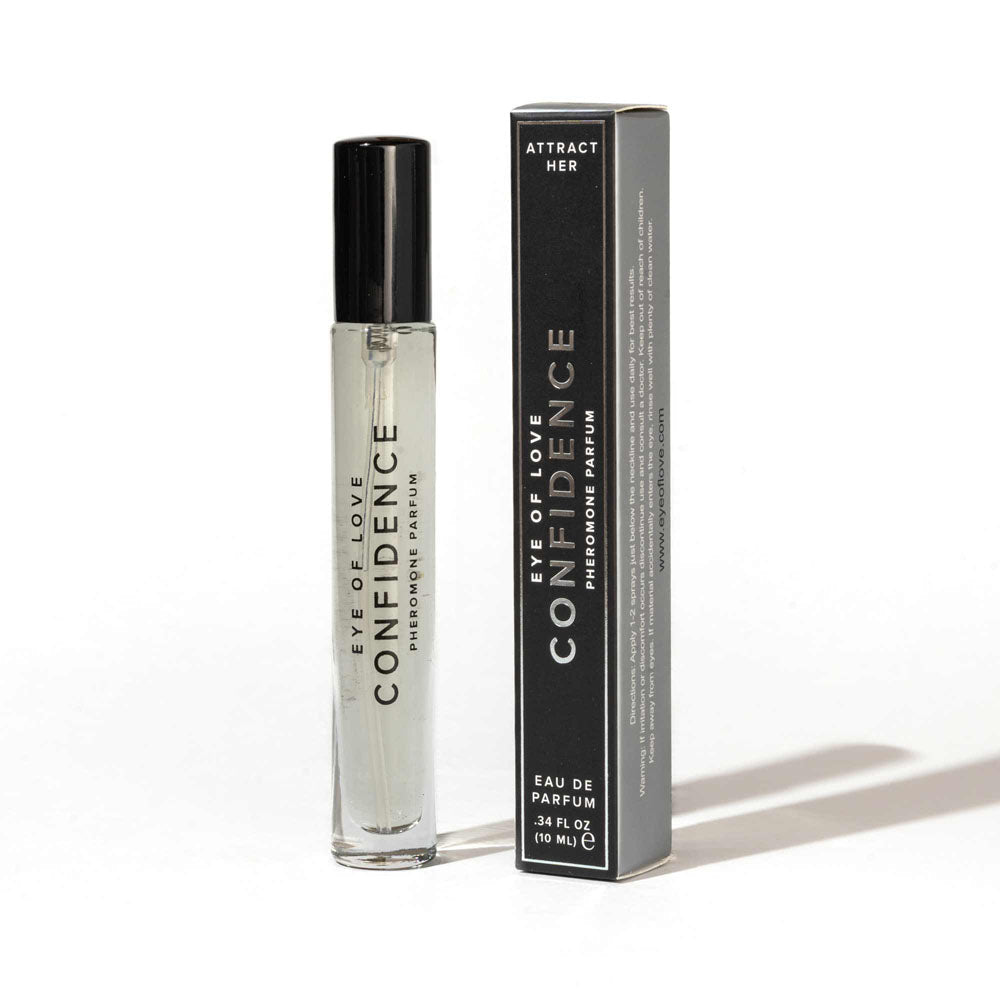 Eye Of Love Confidence Pheromone Cologne - 10 ml - Citrus Musk Scented Pheromone Cologne for Men to attract Women - 10 ml Spray - Mr and Mrs D's