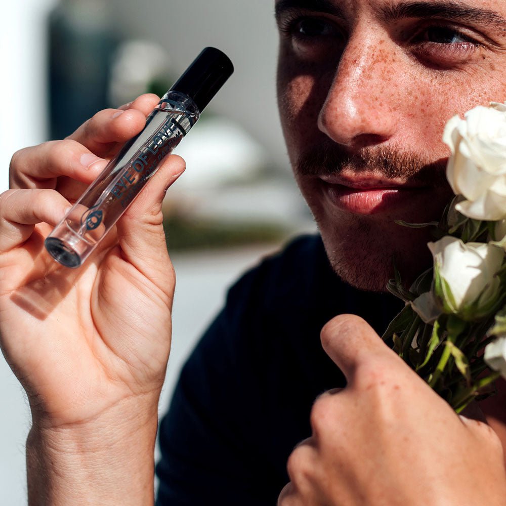 Eye Of Love Confidence Pheromone Cologne - 10 ml - Citrus Musk Scented Pheromone Cologne for Men to attract Women - 10 ml Spray - Mr and Mrs D's