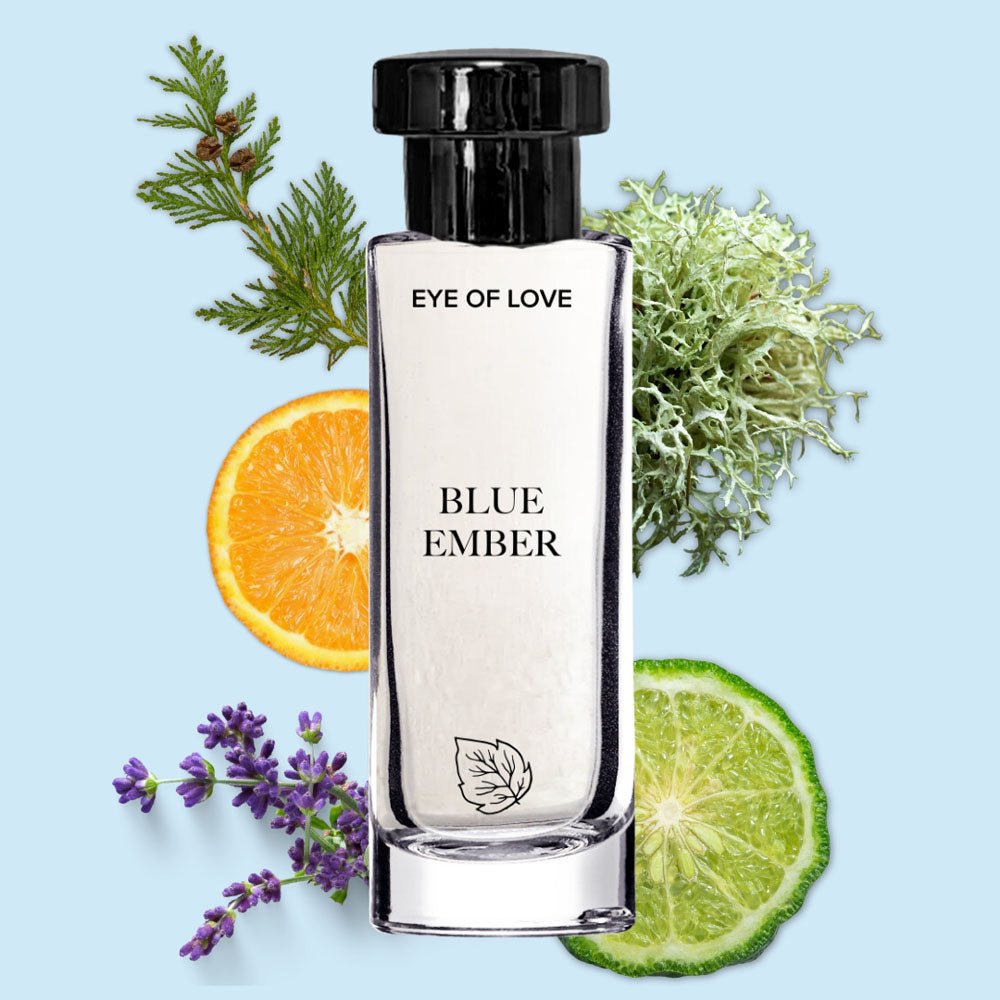 Eye Of Love Love In Bloom Blue Ember Pheromone Cologne - 30ml - Citrus & Cedar Scented Pheromone Cologne for Men to attract Women - 30 ml Spray - Mr and Mrs D's