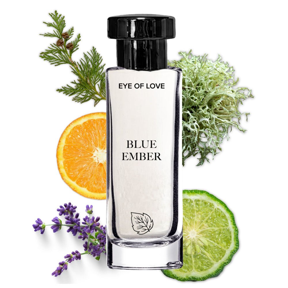 Eye Of Love Love In Bloom Blue Ember Pheromone Cologne - 30ml - Citrus & Cedar Scented Pheromone Cologne for Men to attract Women - 30 ml Spray - Mr and Mrs D's