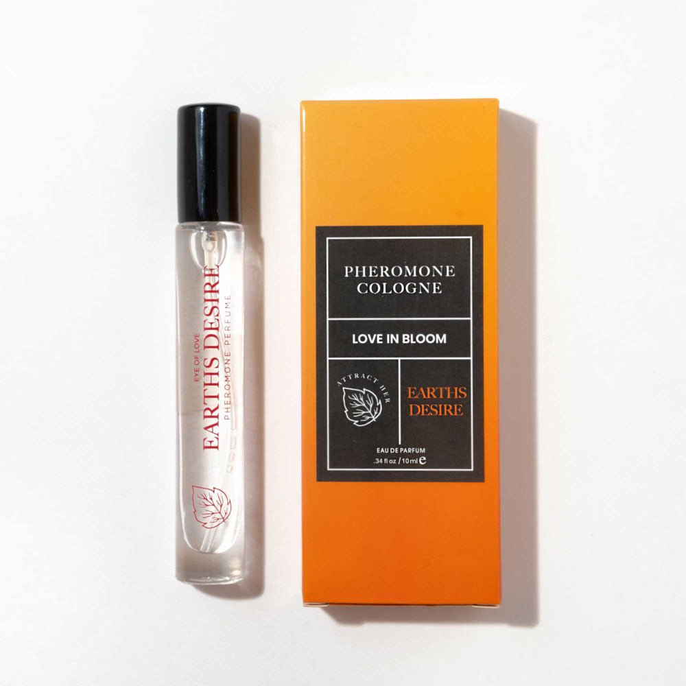 Eye Of Love Love In Bloom Earths Desire Pheromone Cologne - 10ml - Cypress & Bergamot Scented Pheromone Cologne for Men to attract Women - 10 ml Spray - LOTIONS & LUBES - Mr and Mrs D's