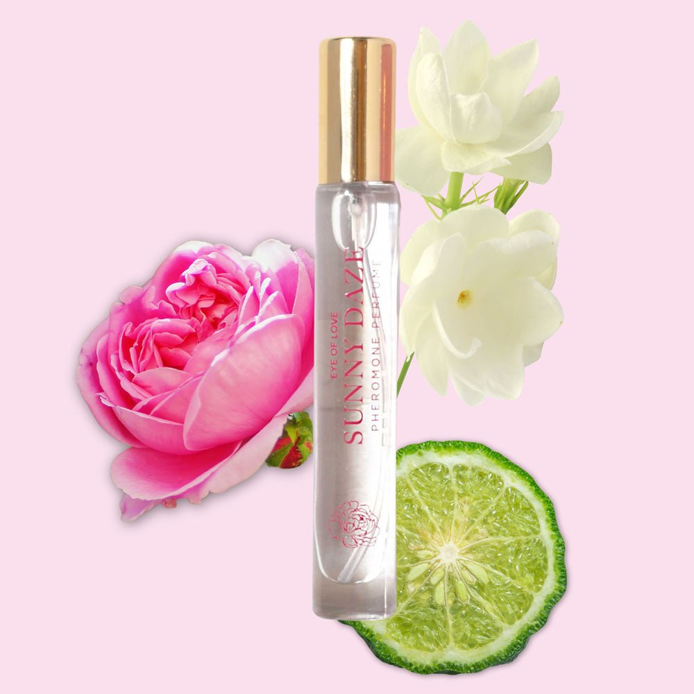 Eye Of Love Love In Bloom Sunny Daze Pheromone Perfume - 10ml - Floral & Citrus Scented Pheromone Parfum for Women to attract Men - 10 ml Spray - Mr and Mrs D's