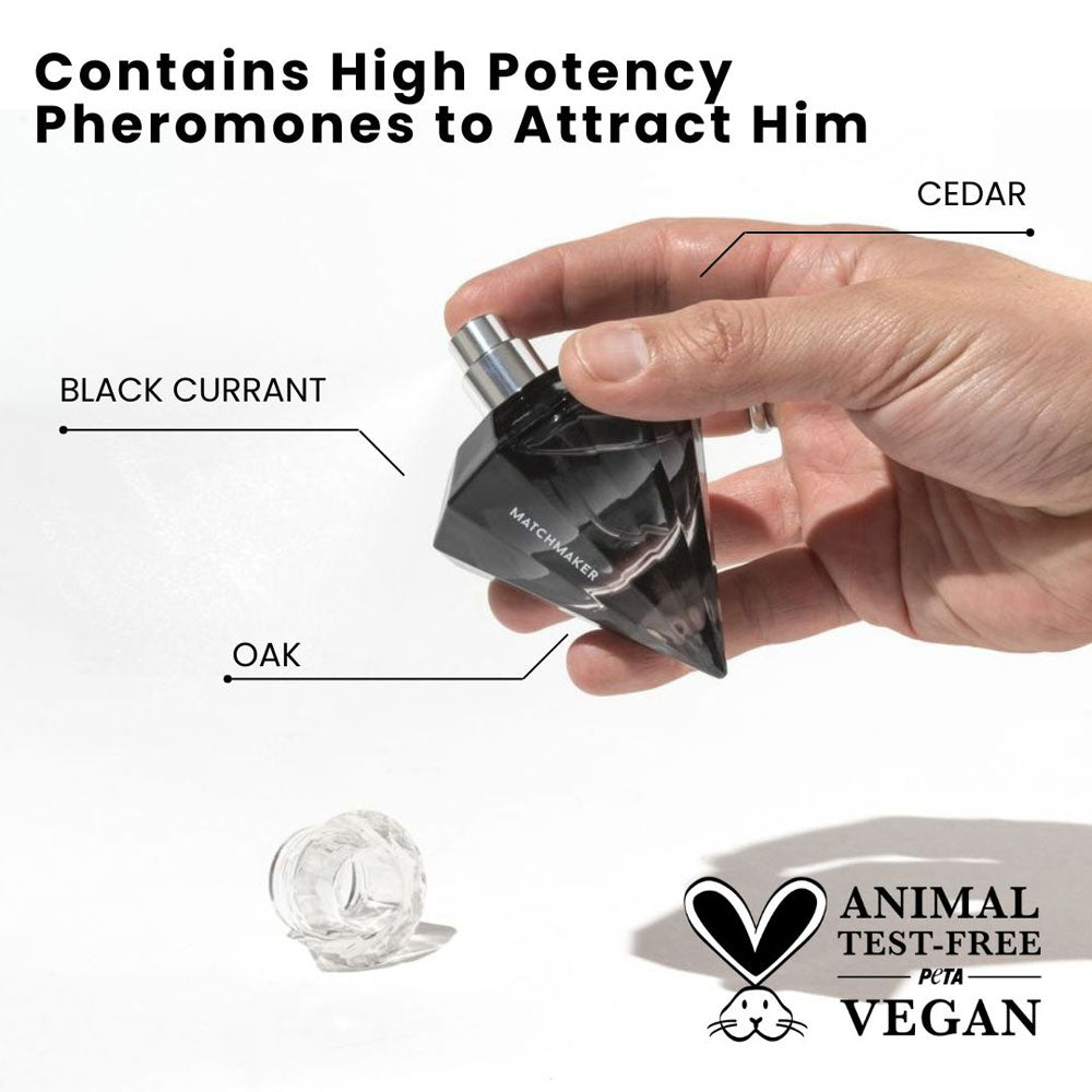 Eye of Love Matchmaker Black Diamond LGTBQ - 30 ml - Pheromone Cologne for Men to attract Men - 30 ml Spray - Mr and Mrs D's