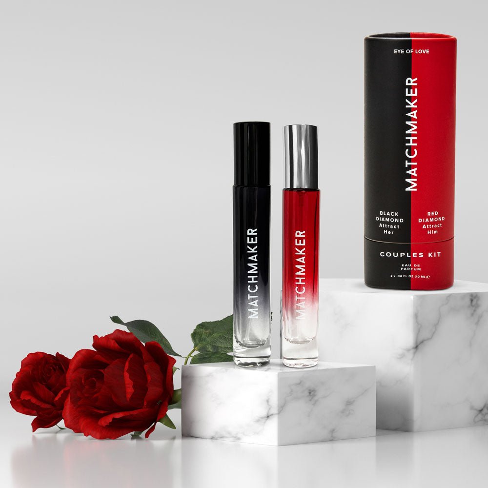 Eye of Love Matchmaker Couples Kit Pheromone Parfums - His and Hers Pheromone Parfum - 2 x 10ml Sprays - LOTIONS & LUBES - Mr and Mrs D's