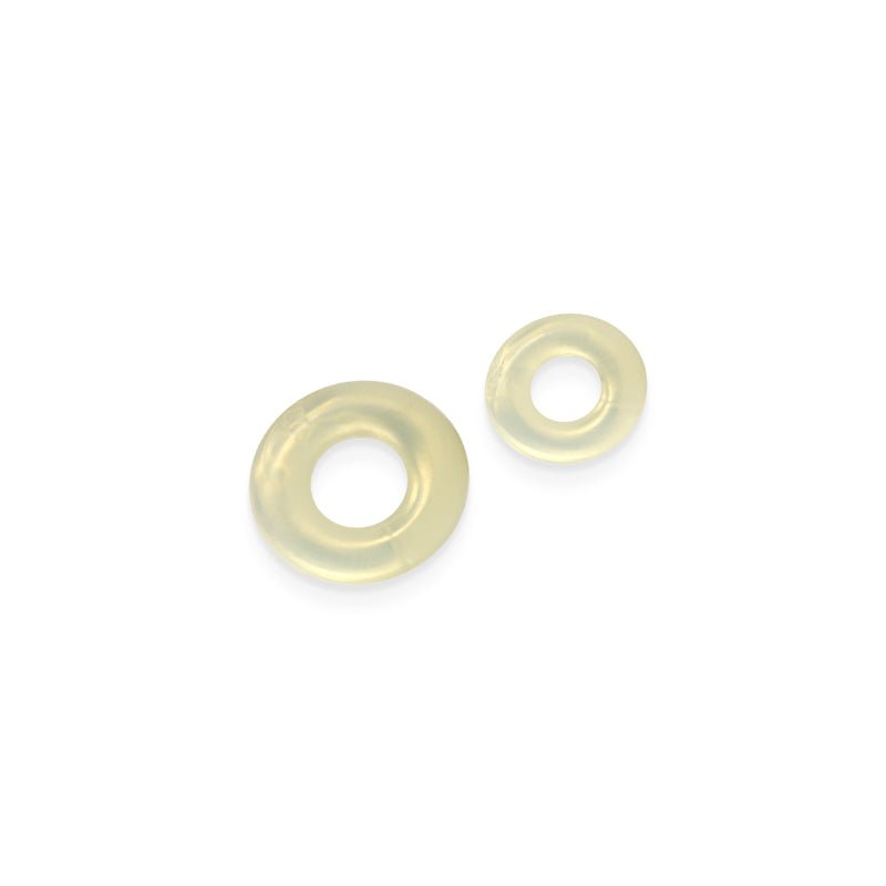Fantasia - Double Stack - Amber - Amber Cock Rings - Set of 2 Sizes - COCK RINGS - Mr and Mrs D's