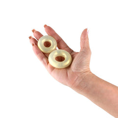 Fantasia - Double Stack - Amber - Amber Cock Rings - Set of 2 Sizes - COCK RINGS - Mr and Mrs D's