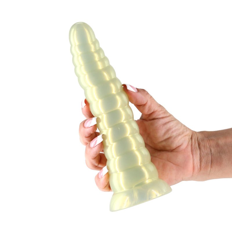 Fantasia - Nymph - Amber - Blue 18.9 cm Dildo - DONGS - Mr and Mrs D's