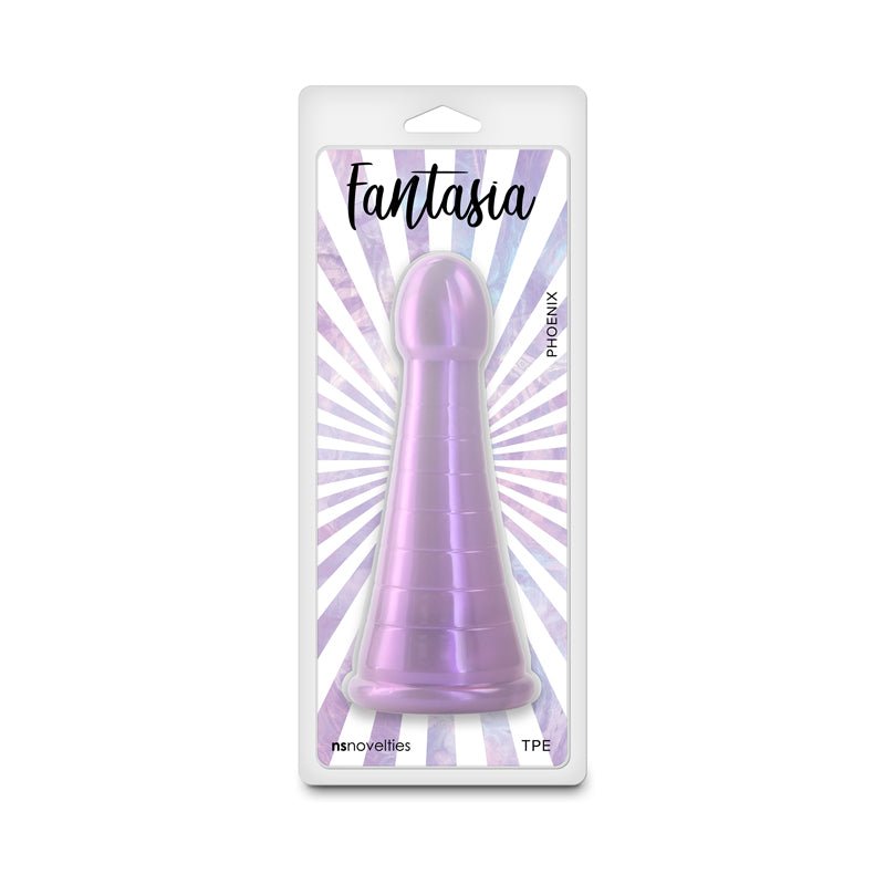 Fantasia - Phoenix - Orchid - Purple 19.2 cm XL Butt Plug - Mr and Mrs D's