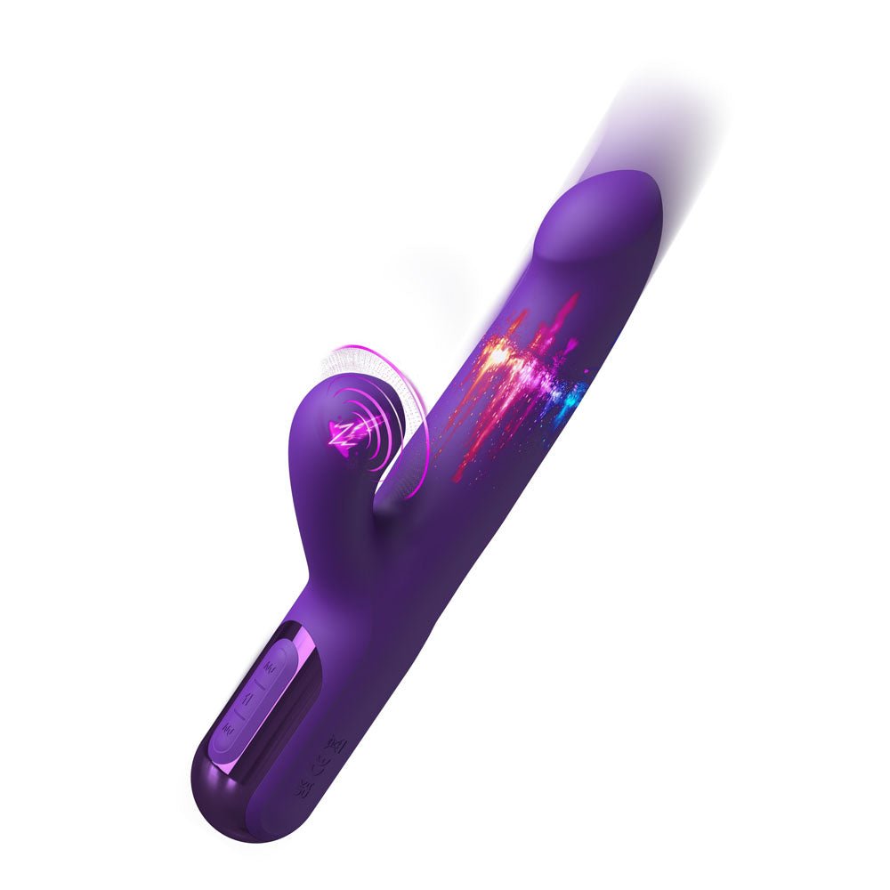 Fantasy For Her Super SoniX Thruster - Purple Thrusting Rabbit Vibrator - VIBRATORS - Mr and Mrs D's